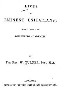 Eminent Unitarians Eminent Unitarians