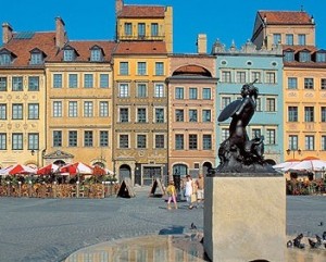 The Great Marketplace in Warsaw, Poland