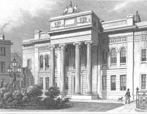 Salters Hall  by Tho. H. Shepherd, Engraved by W. Wallis